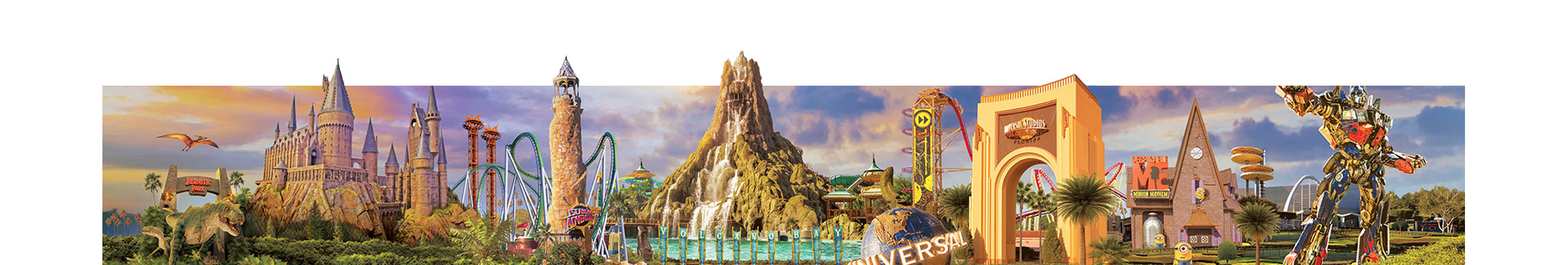 A panoramic view of a theme park or resort (Image #1)